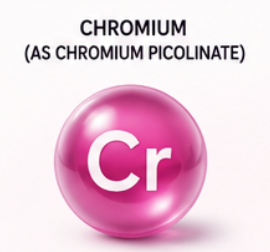 LipoTrine Ingredient Chromium (as Chromium Picolinate)